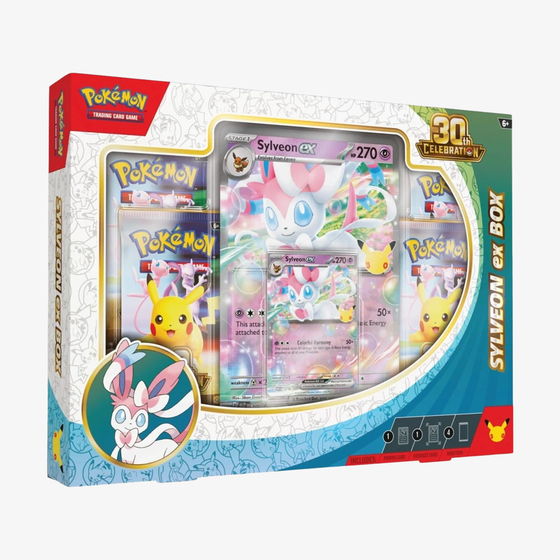 Pokémon TCG: 30th Celebration Sylveon Ex Box