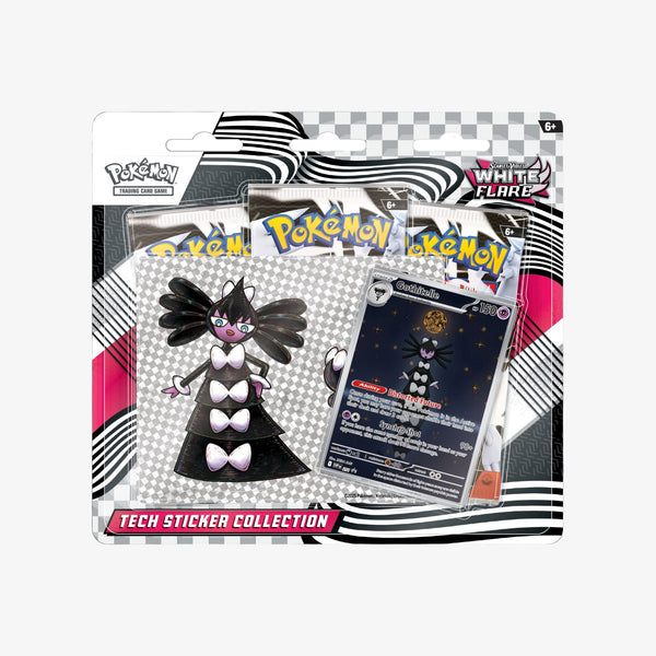 White Flare Tech Sticker Collection
